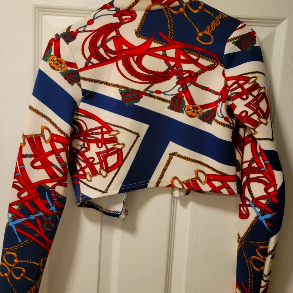 Colorful Crop top jacket - Picture 6 of 7